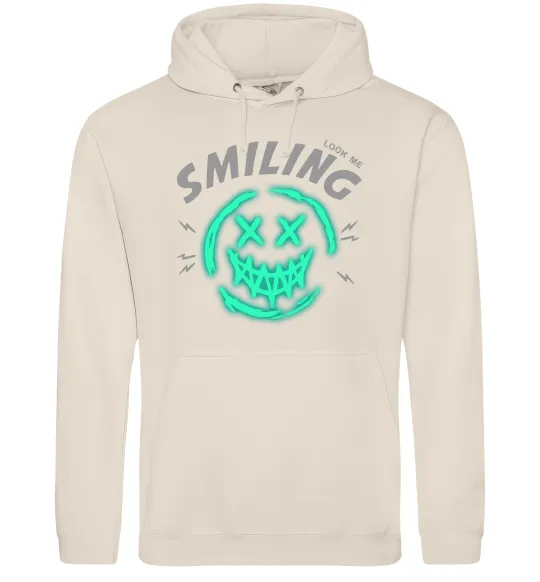 Женская толстовка (худи) Smiling люмінесцентний Таш фото