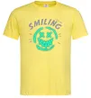 Мужская футболка Smiling люмінесцентний Лимонный фото