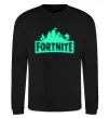 Свитшот Fortnite люмінесцентний Черный фото