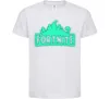 Дитяча футболка Fortnite люмінесцентний Білий фото