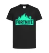 Дитяча футболка Fortnite люмінесцентний Чорний фото