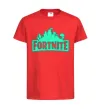 Дитяча футболка Fortnite люмінесцентний Червоний фото