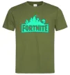 Мужская футболка Fortnite люмінесцентний Оливковый фото