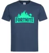 Мужская футболка Fortnite люмінесцентний Темно-синий фото