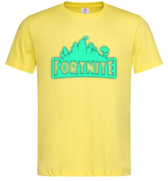 Мужская футболка Fortnite люмінесцентний Лимонный фото