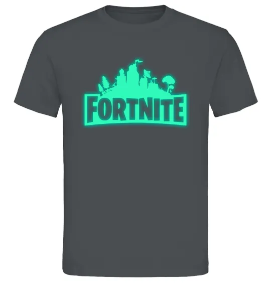 Мужская футболка Fortnite люмінесцентний Графит фото