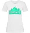 Женская футболка Fortnite люмінесцентний Белый фото