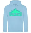 Мужская толстовка (худи) Fortnite люмінесцентний Голубой фото
