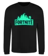 Свитшот Fortnite люмінесцентний Черный фото