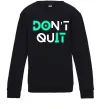 Детский Свитшот DOn`t quIT люмінесцентний Черный фото