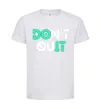 Дитяча футболка DOn`t quIT напис що світиться Білий фото