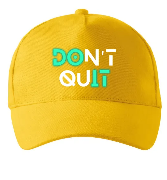 Кепка DOn`t quIT люмінесцентний Сонячно жовтий фото