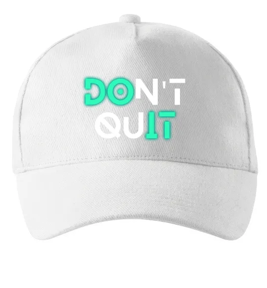 Кепка DOn`t quIT люмінесцентний Білий фото