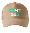 Кепка DOn`t quIT напис що світиться Песочный фото