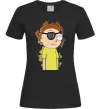 Жіноча футболка Evil Morty, колір - чорний, розмір - S Чорний фото