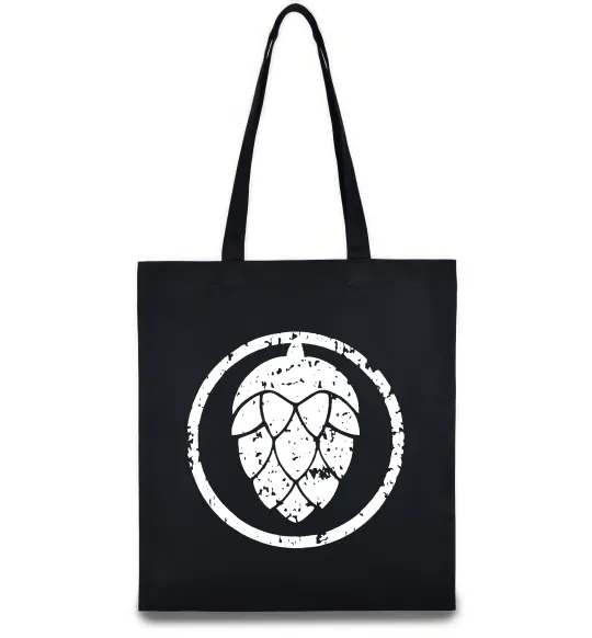 Еко-сумка Хміль Чорний фото