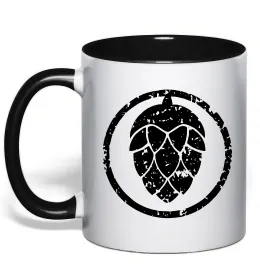 Чашка з кольоровою ручкою