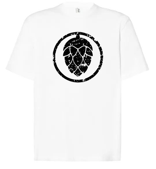 Футболка Оверсайз Хміль Білий фото