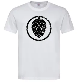 Чоловіча футболка Хміль Білий фото