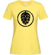 Жіноча футболка Хміль Лимонний фото