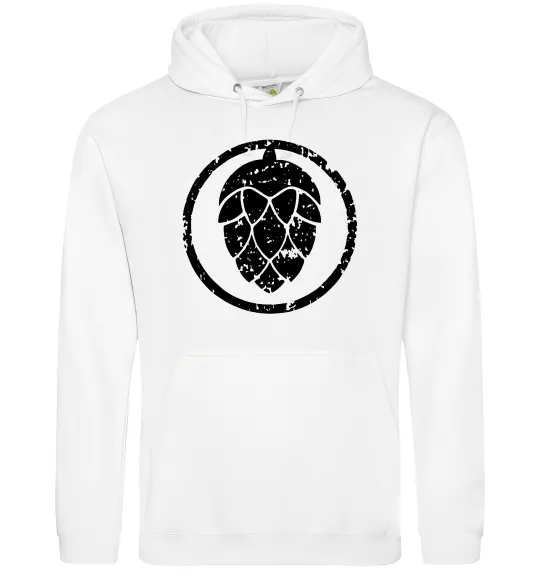 Жіноча толстовка (худі) Хміль Білий фото