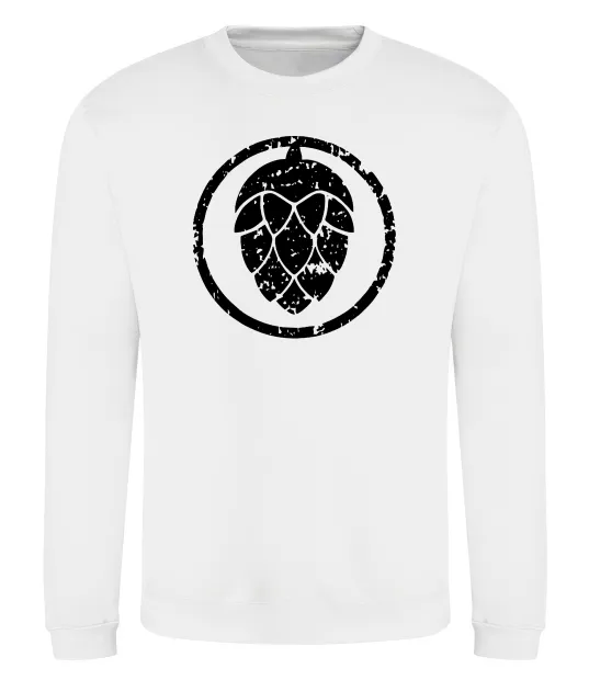 Світшот Хміль Білий фото