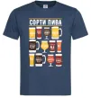 Мужская футболка Сорти пива Темно-синий фото