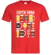 Мужская футболка Сорти пива Красный фото