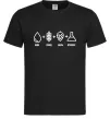 Чоловіча футболка Рецепт пива Чорний фото