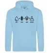 Жіноча толстовка (худі) Рецепт пива Блакитний фото