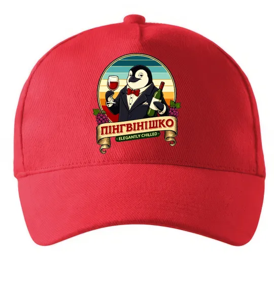 Кепка ПінгВінішко Червоний фото