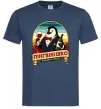 Чоловіча футболка ПінгВінішко Темно-синій фото