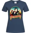 Жіноча футболка ПінгВінішко Темно-синій Жіноча футболка ПінгВінішко Темно-синій фото