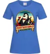 Жіноча футболка ПінгВінішко Яскраво-синій Жіноча футболка ПінгВінішко Яскраво-синій фото