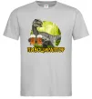 Мужская футболка Пивоцираптор Серый Мужская футболка Пивоцираптор Серый фото