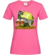 Жіноча футболка Пивоцираптор Яскраво-рожевий фото