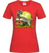Жіноча футболка Пивоцираптор Червоний фото