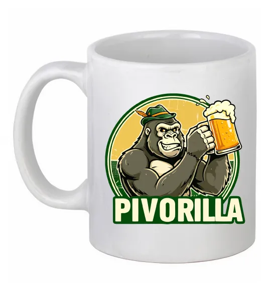 Чашка керамічна Пиворилла Білий фото