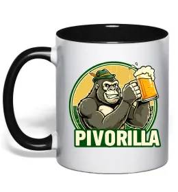 Чашка с цветной ручкой