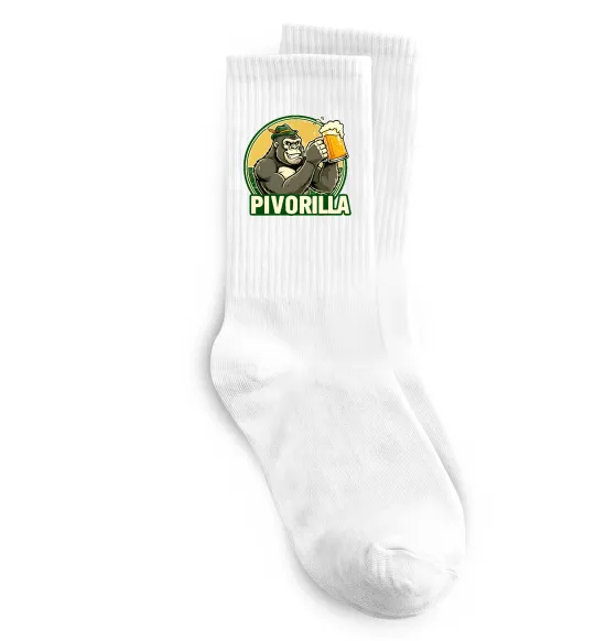 Носки Пиворилла Белый фото
