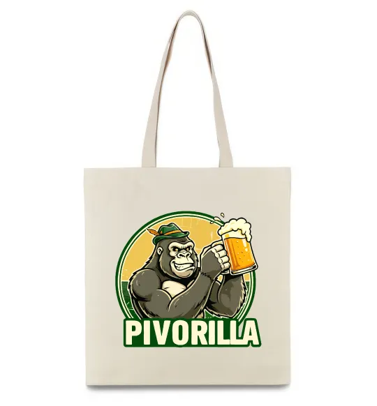 Эко-сумка Пиворилла Бежевый фото