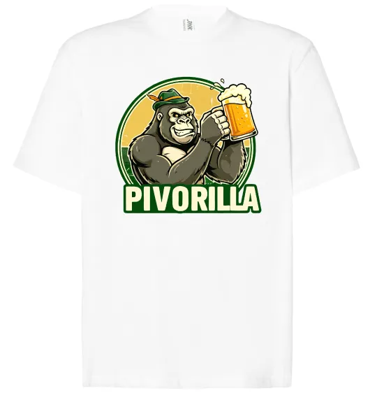 Футболка Оверсайз Пиворилла Белый фото