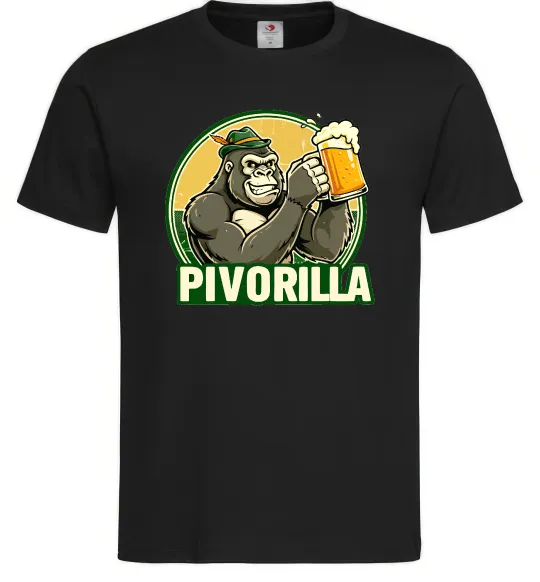 Мужская футболка Пиворилла Черный фото