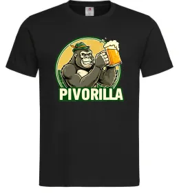 Чоловіча футболка Пиворилла Чорний фото