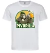 Мужская футболка Пиворилла Белый фото
