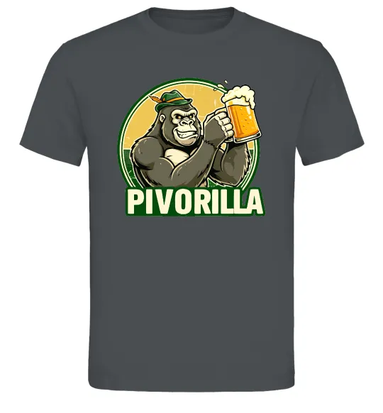 Мужская футболка Пиворилла Графит фото