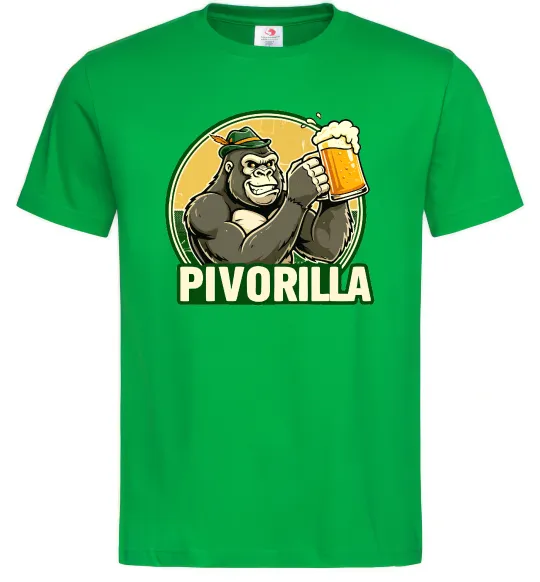 Мужская футболка Пиворилла Зеленый фото