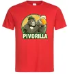 Мужская футболка Пиворилла Красный фото
