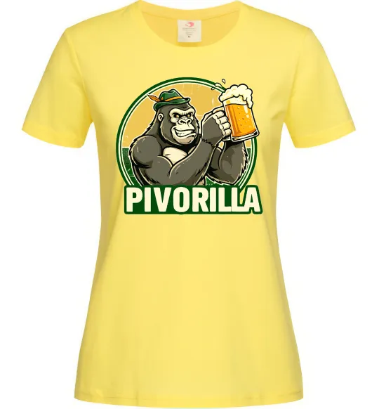 Женская футболка Пиворилла Лимонный фото
