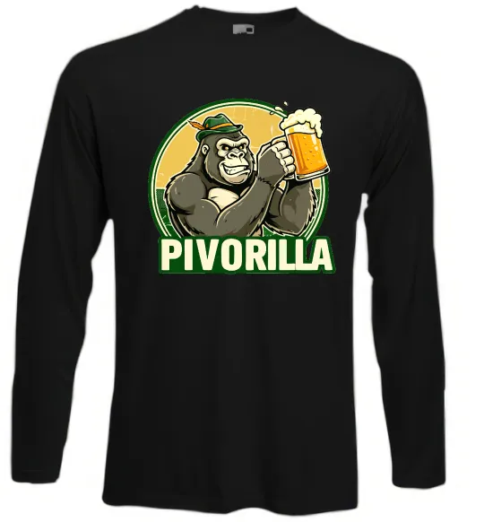 Лонгслив Пиворилла Черный фото